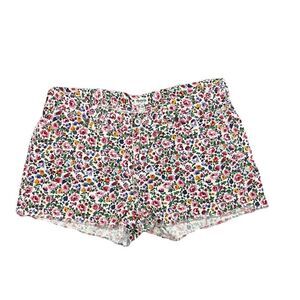 Madewell Floral Denim Shorts 